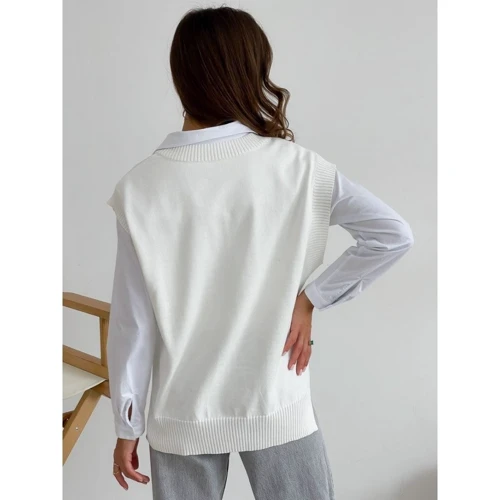 Жилет АRTKNIT Cotton 27013 One Size молочный: Страна производитель Украина
