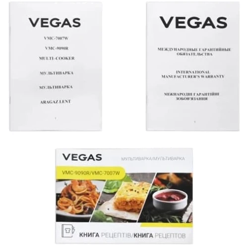 Мультиварка VEGAS VMC-7007W: Тип управления сенсарное
