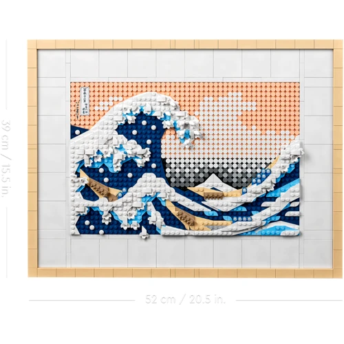 Конструктор LEGO ART Хокусай Велика хвиля (31208): Рекомендований вік 18+