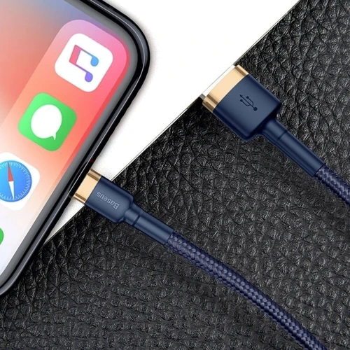 Кабель Baseus USB Cable to Lightning 1.5A 2m Gold/Blue (CALKLF-CV3) фото 4