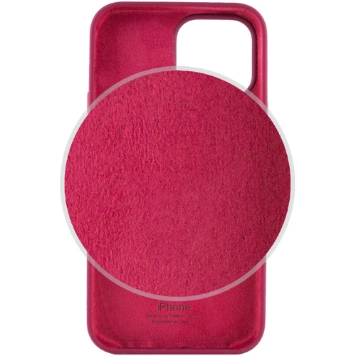 Чехол для iPhone Mobile Case Silicone Case Full Protective Maroon for iPhone 13 Pro: Материалы Силикон