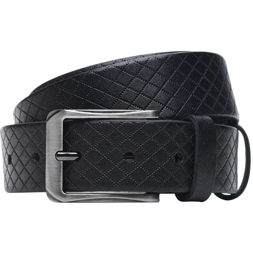 Чоловічий ремінь Borsa Leather чорний (v1dp46)
