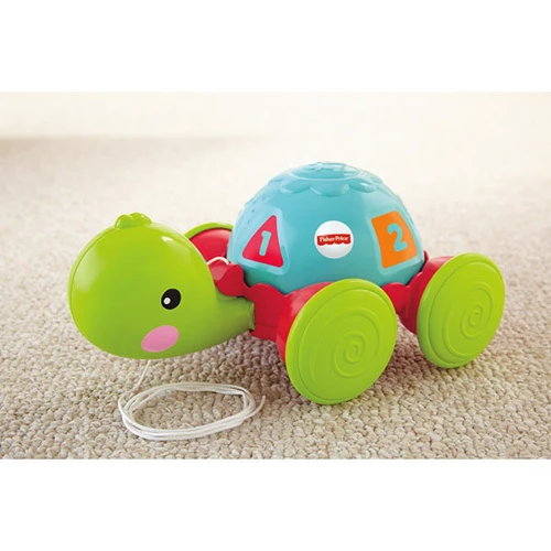 Каталка с веревочкой Ученая черепашка Fisher-Price (Y8652): Тип Машинки