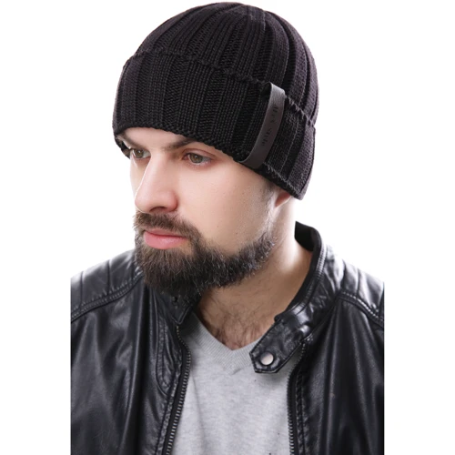 Шапкa чоловіча Alex чорна (AL17037_черний)