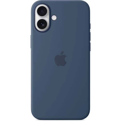 Чехол для iPhone Apple for iPhone 16 Plus Silicone Case with MagSafe Denim (MYYA3) : Тип чехла накладка на заднюю часть