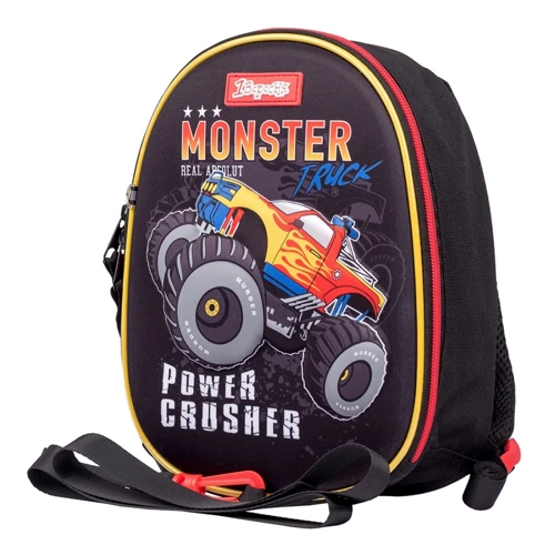 Рюкзак дитячий 1вересня K-43 Monster Truck, чорний (552509): Стать хлопчик