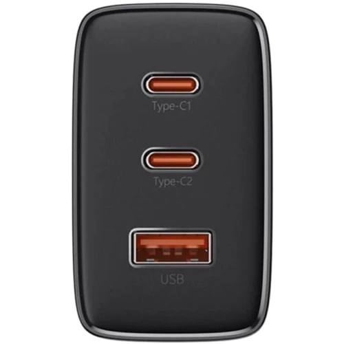 Зарядний пристрій Baseus Wall Charger Cube Pro 2хUSB-C+USB 65W Black (P10152301113-00): Кабель в комплекті отсутствует