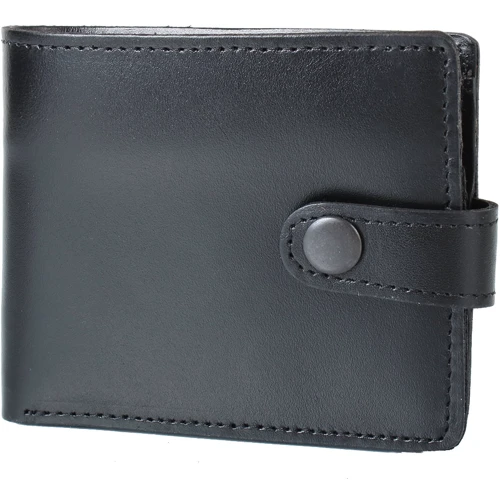 Мужское портмоне DNK Leather черное (DNK-Full-Purse col.J)