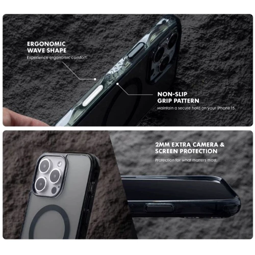 Чехол для iPhone LAUT CRYSTAL MATTER X MagSafe Clear (L_IP24A_CMX_UC) for iPhone 16 фото 5