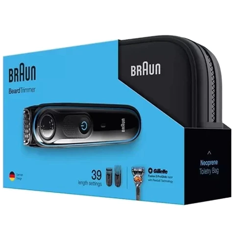 Машинка для стрижки (триммер) Braun BT3940TS: Зона применения Для бороды, Для тела