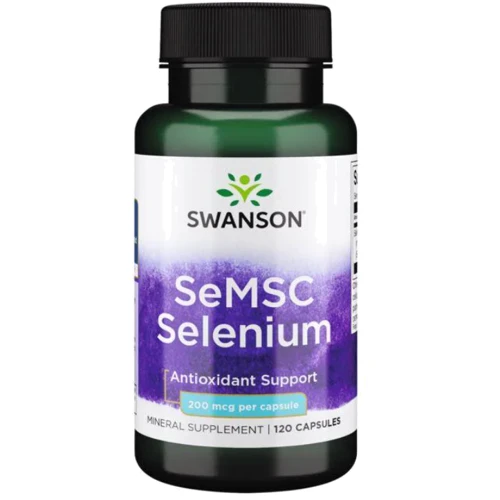 Swanson SeMSC Selenium 200mcg Селен 120 капсул