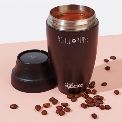 Термостакан Cheeki 350 мл Coffee Mugs Leak Proof Chocolate фото 5