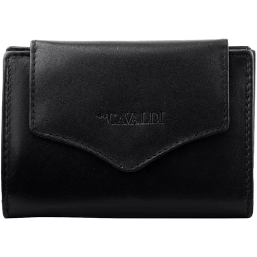 Женский кошелек 4U Cavaldi черный (DNKRD-01-CMN-black): Формат кошелька Горизонтальный