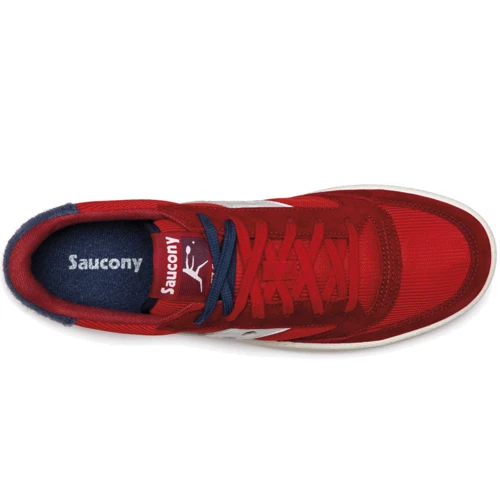 Кеды Saucony Jazz Court (70555-16s) 44 (11) красные натуральная замша всесезон: Вид Кеды