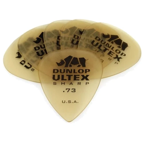 Медіатор Набор медиаторов DUNLOP 433R.73 ULTEX SHARP PLAYER'S PACK 0.73 Refill: Форма медіатора Standard