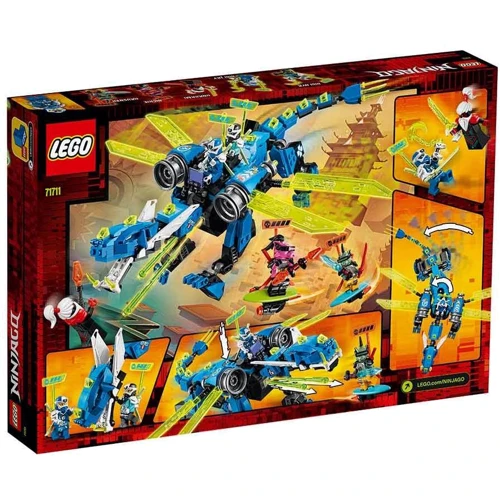 Конструктор LEGO Ninjago Кибердракон Джея (71711): Количество деталей, шт. 518