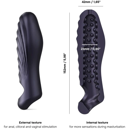 Насадка на член Manwan Ryzer Black Plum