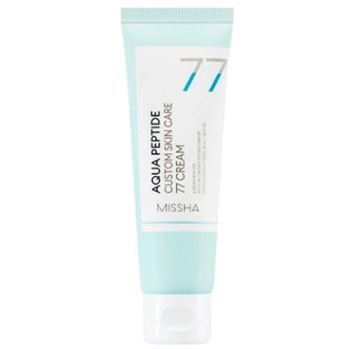 Missha Aqua Peptide Custom Skin Care 77 Cream Увлажняющий крем для чувствительной и сухой кожи 50 ml