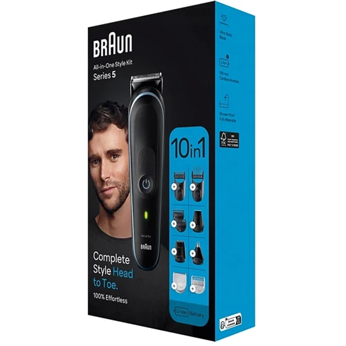 Машинка для стрижки Braun MGK5445: Час зарядки акумулятора 1 час