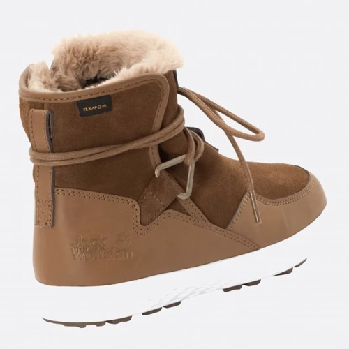 Полусапоги Jack Wolfskin Auckland Wt Texapore Boot W 4035771-5215 38.5 коричневые натуральная замша зима фото 2