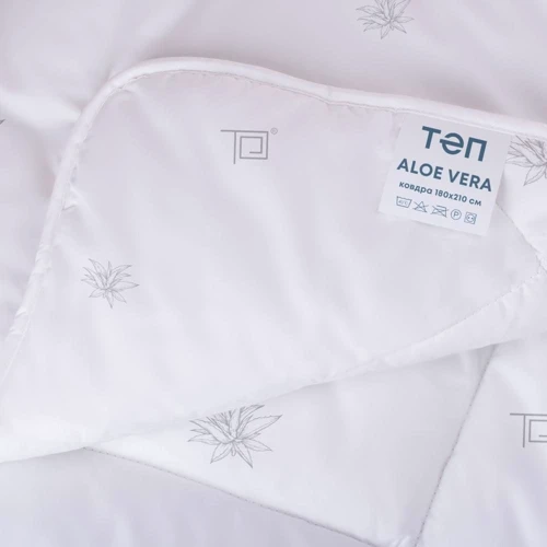 Одеяло ТЕП Природа Membrana Print Aloe Vera 150х210 см (2000008649872): Наполнитель волокно с экстрактом Aloe Vera