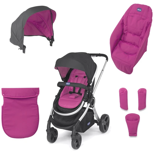 Коляска-трансформер Chicco Urban + аксессуары Cyclamen (79357.95.23) фото 7