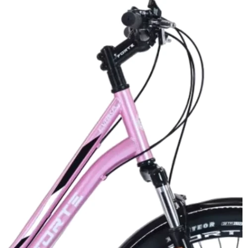 Велосипед Forte EVRIKA сталь.рама 19" колеса 26" розовый (128215)