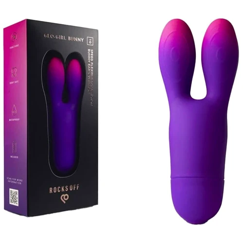Вибратор Rocks Off Glo Girl Bunny