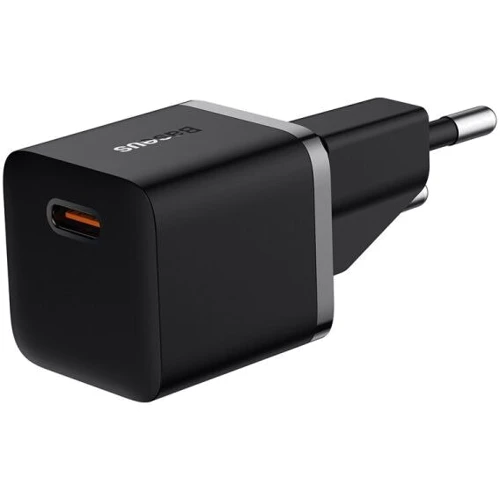 Зарядное устройство Baseus USB-C Wall Charger GaN5 mini 1C 20W Black (CCGN050101): Особенности Power Delivery (PD), USB-C, Быстрая зарядка