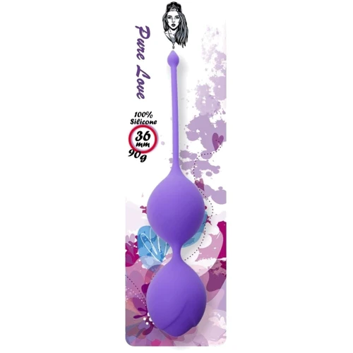 Вагинальные шарики Boss Series Pure Love Purple (3.6 см)