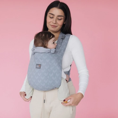 Май-слинг Love & Carry Бохо серый (LC363): Материал хлопок