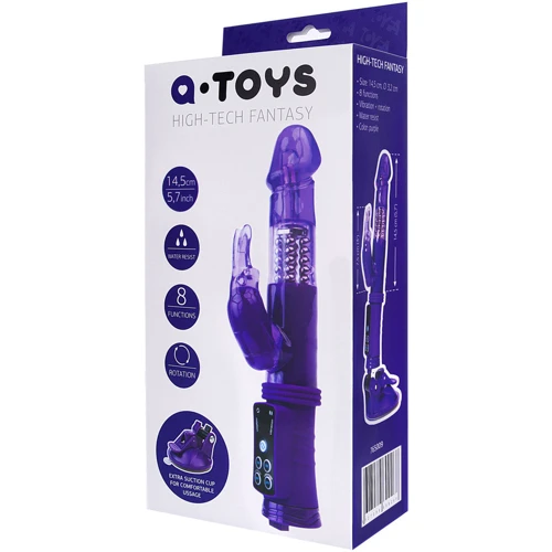 Вибратор с клиторальным стимулятором A-Toys High-Tech Fantasy