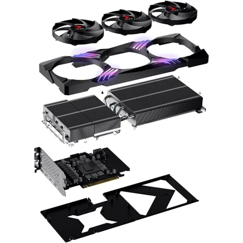 Видеокарта PNY GeForce RTX 4070 Ti 12GB XLR8 Gaming VERTO EPIC-X RGB Overclocked Triple Fan DLSS 3 (VCG4070T12TFXXPB1-O): Объем памяти, Гб 12