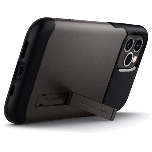 Чехол для iPhone Spigen Slim Armor Gunmetal (ACS01524) for iPhone 12/iPhone 12 Pro: Тип чехла накладка на заднюю часть
