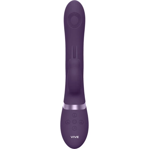 Вибратор-кролик Vive Rini 3в1 Violet