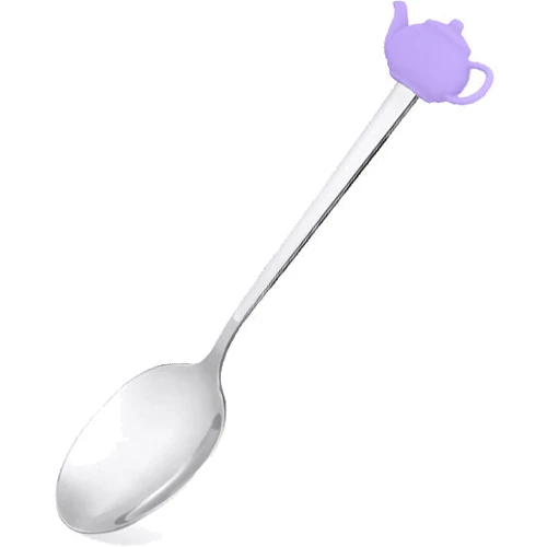 Ложка чайна Fissman з силіконовою фігуркою Чайник 13 см (3770)