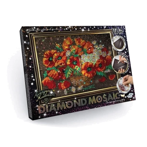 Алмазная живопись Danko toys Diamond mosaic Маки (DM-01-06)