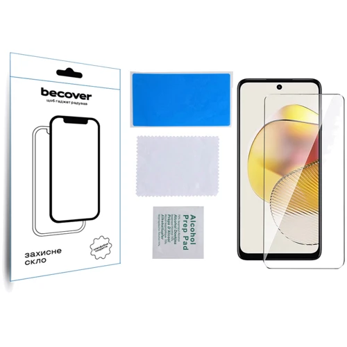 Аксессуар для смартфона BeCover Tempered Glass 3D Crystal Clear for Motorola Moto G73 (709738)