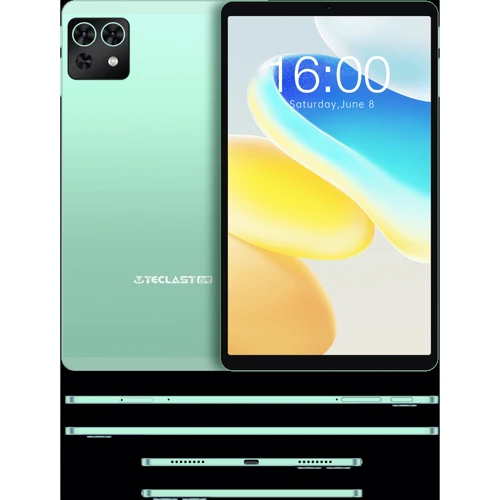 Планшет Teclast M50 Mini 6/128GB LTE Green UA + Case: Операционная система Android 14