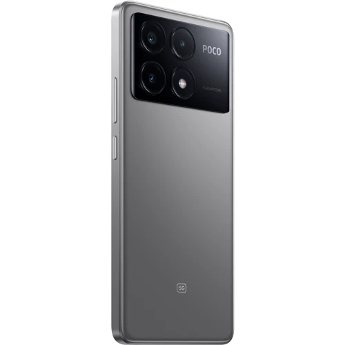Смартфон POCO X6 Pro 5G 12/512GB Grey (Global): Камера Тройная 64 Мп (f/1.7) + 8 Мп (f/2.2) + 2 Мп (f/2.4) / LED вспышка / автофокус / Фронтальная 16 Мп (f/2.4)