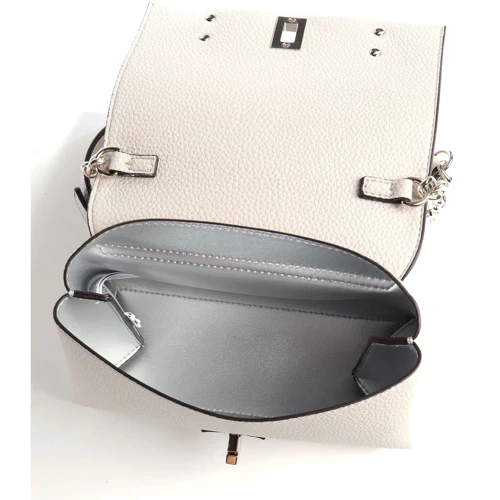 Женская сумка через плечо Guess Uptown Chic Mini Xbody Flap бежевая (HWVG7301780-STS): Тип Сумки