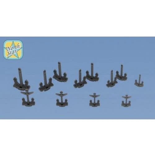 Набор Northstar Models Японские морские якоря 12 типов по 5 шт. (NSA350165): Производитель Northstar Models