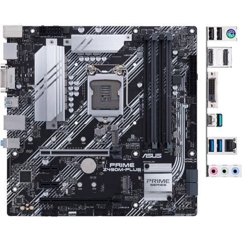 ASUS PRIME Z490M-PLUS: Оперативна пам'ять 4xDDR4 4400 МГц, до 128 ГБ