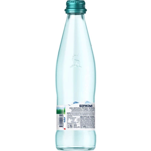Мінеральна вода Боржомі (скло), газована, 0.33 л (WT4036): Об'єм, л 0.33