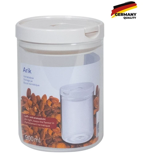 Емкость для хранения Емкость для хранения сыпучих продуктов KELA Arik 0,9л, 10.5х15см белый (12105): Тип Банка для сыпучих