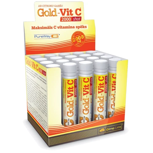 Olimp Gold-Vit C 2000 Shot Жидкий витамин С со вкусом лимона10х25 ml
