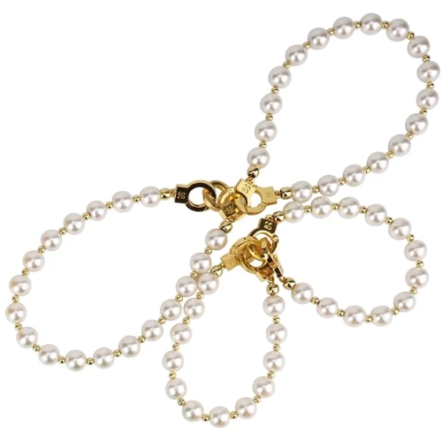Жемчужные фиксаторы для рук и ног LOCKINK Pearl Handcuffs & Anklecuffs