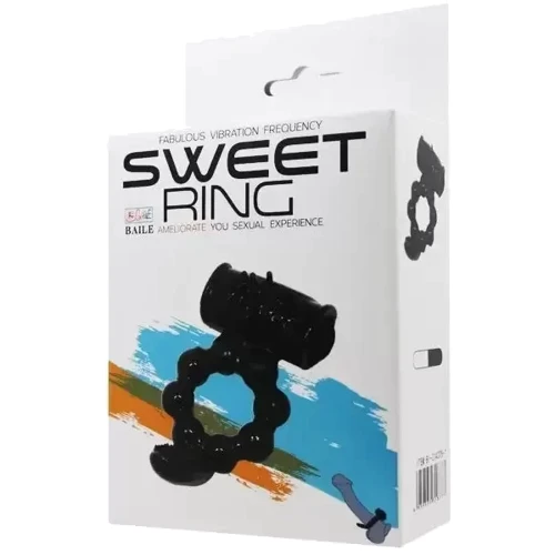 Эрекционное кольцо с вибрацией Sweet Ring, BI-014075-1