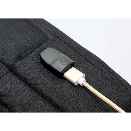 Мужской рюкзак Amelie Galanti черный (A020-black): Тип ручки Короткая ручка