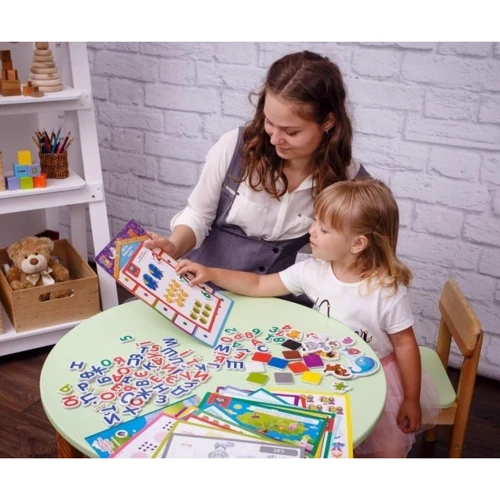 Дитяча гра 3 в 1 Vladi Toys English Азбука Математика (VT5412-04)